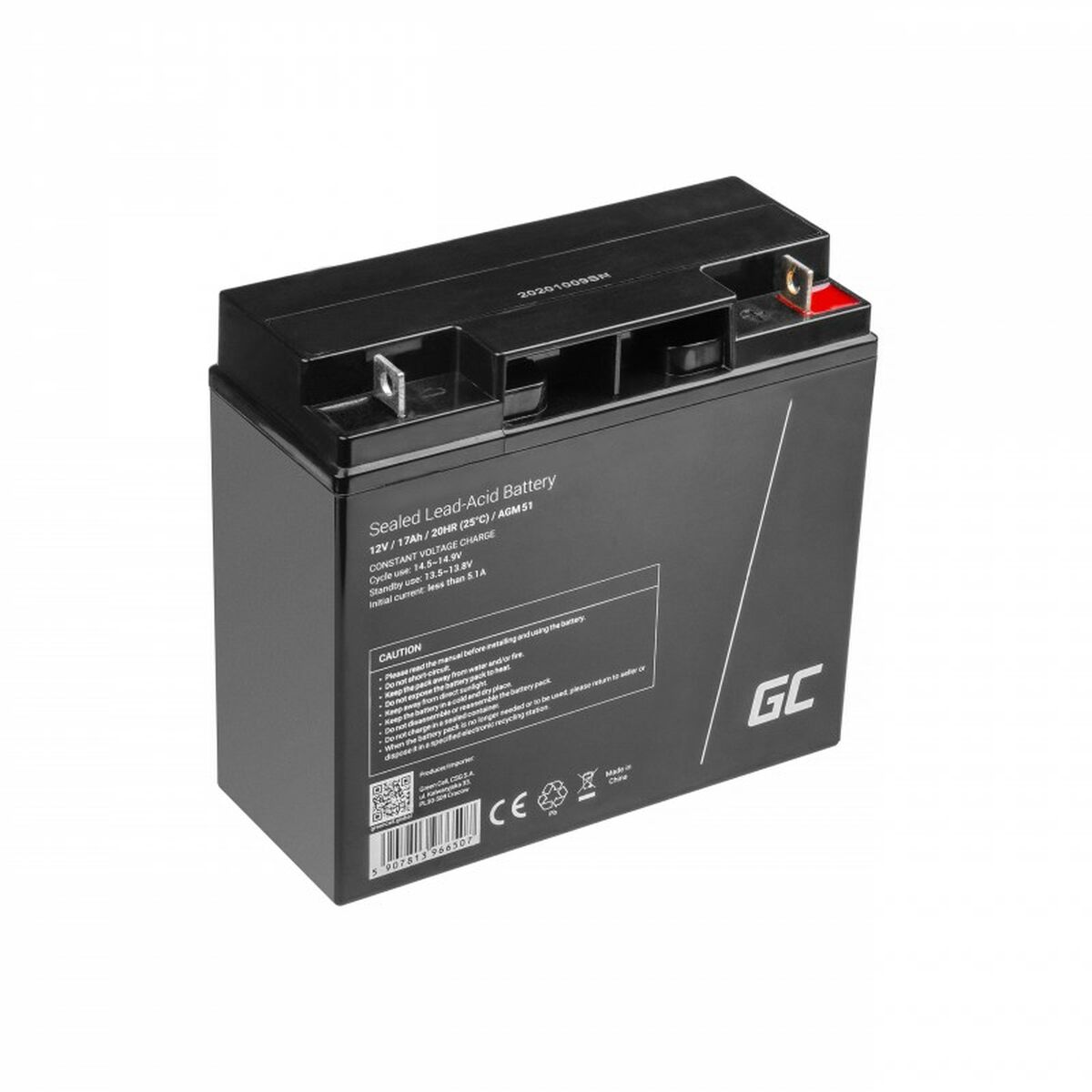 SAI-Batteri Green Cell AGM51 12 V